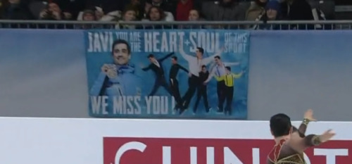 javis-glorious-butt:Can we take moment to appreciate how someone brought a flag of Javier to the Eur