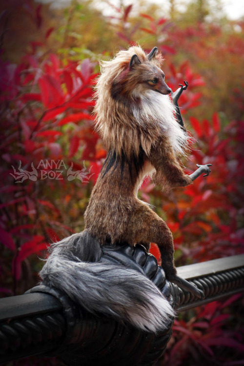 Autumn Fox Room Guardian  For Auction Room Guardians are small creatures made with the intention of 