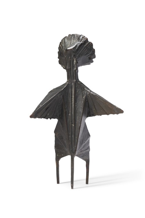 ochyming:Lynn Chadwick   1914-2003Winged Girl I, 1970  Bronze with black patina 13 x 7½ x 5¼ in. | 3