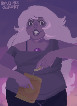 bluefoxy:  -Crystal Gems- Amethyst, Garnet,