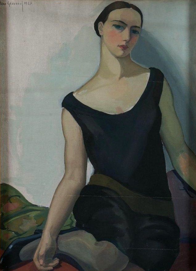 proofkiss:  Jane Graverol (1905-1984) - Jeune femme assise, 1927 