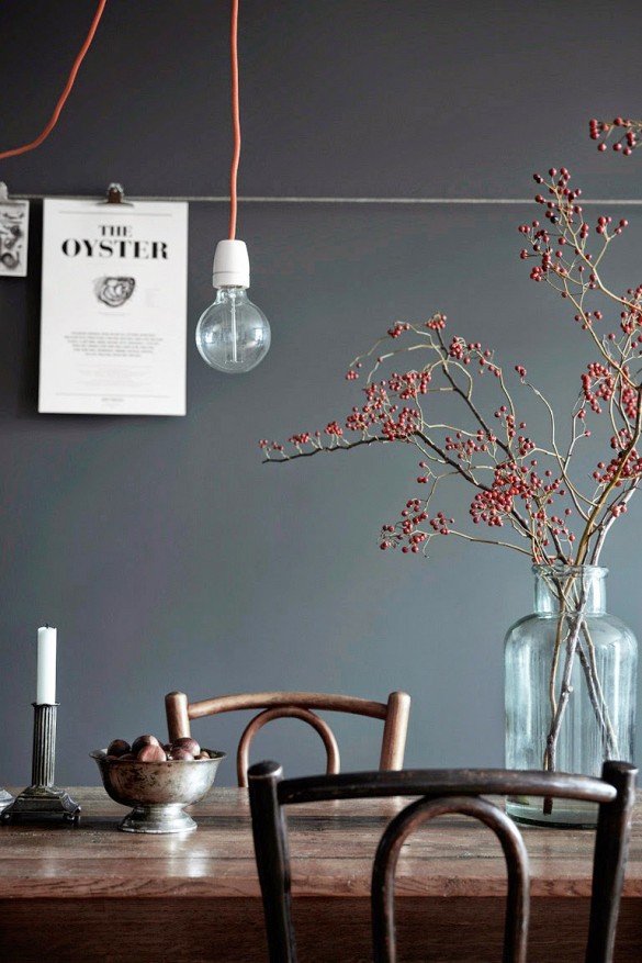 clubmonaco:  A moody gray home in Sweden.