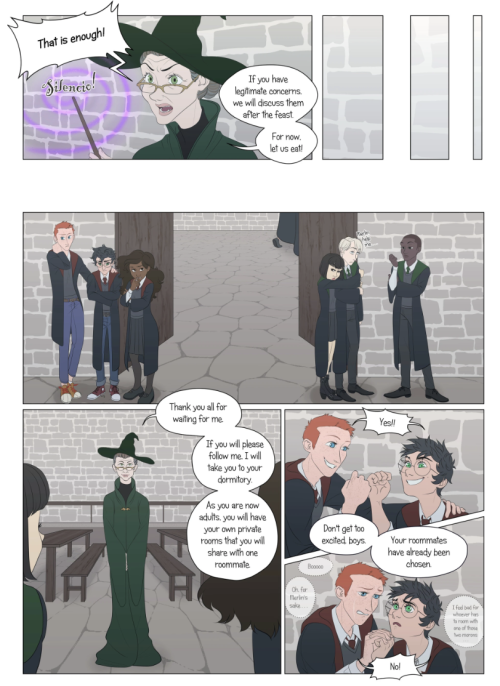 harry potter and draco malfoy. drarry fanfiction comic
