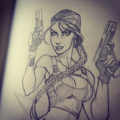 Here is the sketch from my #laracroft session a little while ago. More to come.
#ashetattoos #torontoart #torontotattoo #videogames #squareenix #woman #sexy #art #sketch #drawing