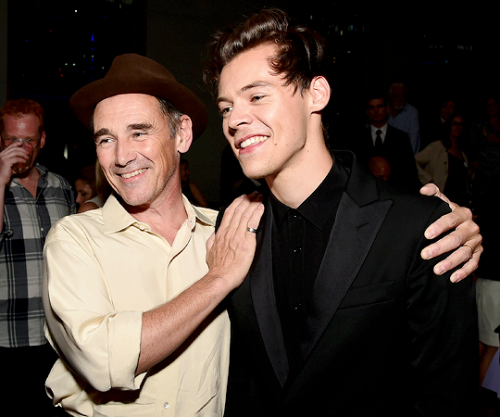 harrystylesdaily:Mark Rylance and Harry Styles attend the after party for the premiere of ‘DUNKIRK’ 