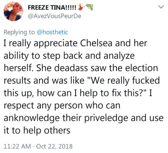 emotionalempowerer:   Thank you Chelsea Handler for your honesty, despite an obviously unsupportive and biased audience.   