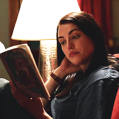 Katie McGrath, making books sexy again!