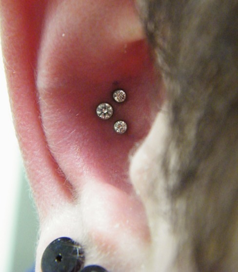 Conch piercing