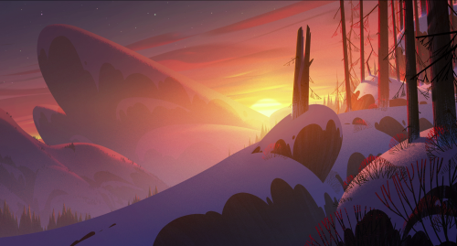 The Magic of Animation ~ Sun lighting in the scenery of Klaus