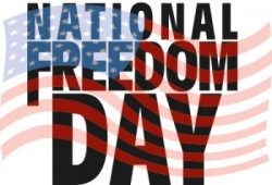 Today is National Freedom Day in USA.February