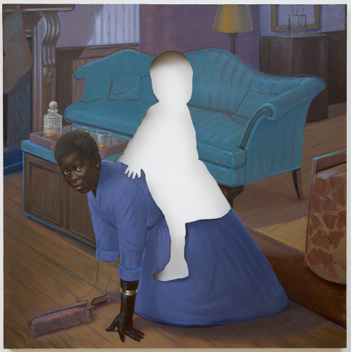 return-of-thepharaoh: darksilenceinsuburbia: Titus Kaphar For his current exhibition at Jack Shainma