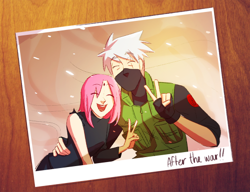 ksanon: A keepsake that Sakura has at her desk years later. A gift to the classiest fandom in Naruto