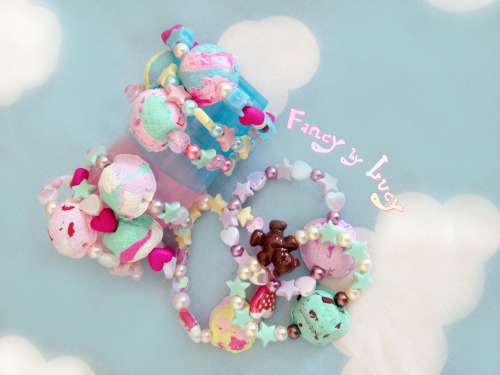 PARTNER SHOP PROMO POST!!  FANCY BY LUCY ♥ The sweetest bracelets from all the intertnet!! Pastel st