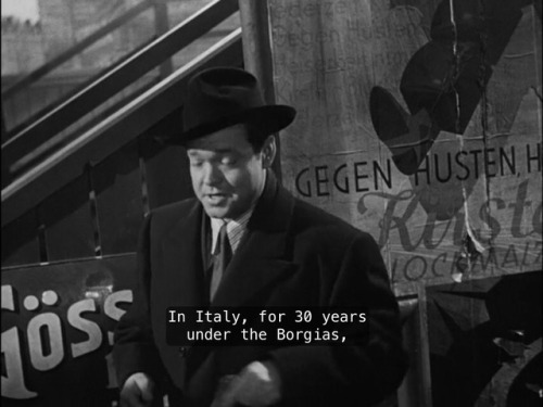 The Third Man (1949) Directed By Carrol Reed from a script by Graham Greene