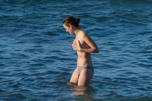toplessbeachcelebs:  Marion Cotillard (Actress) topless in the Canary Islands (May 2016) Fans of large aerolas are in for a treat! French actress Marion Cotillard was in the Canary Islands shooting her upcoming film Allied with Brad Pitt when she decided
