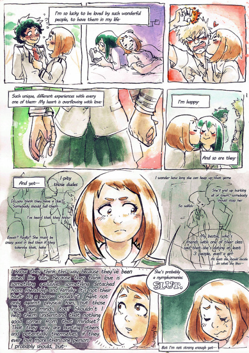 glasworks: schpog-art:  -when the heart is so big.- drawings by metext, edit and storyboard by @glasworks <3   Based on true stories. A little more awareness for this pride month!  ; n;