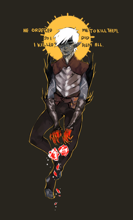fenrispls:  But once it was done, I looked down at their bodies, I felt… I couldn’t… I ran, and never looked back. 