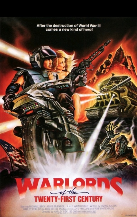 Movie poster of BATTLETRUCK aka WARLORDS OF THE TWENTY-FIRST CENTURY. I wonder if this poster was ma