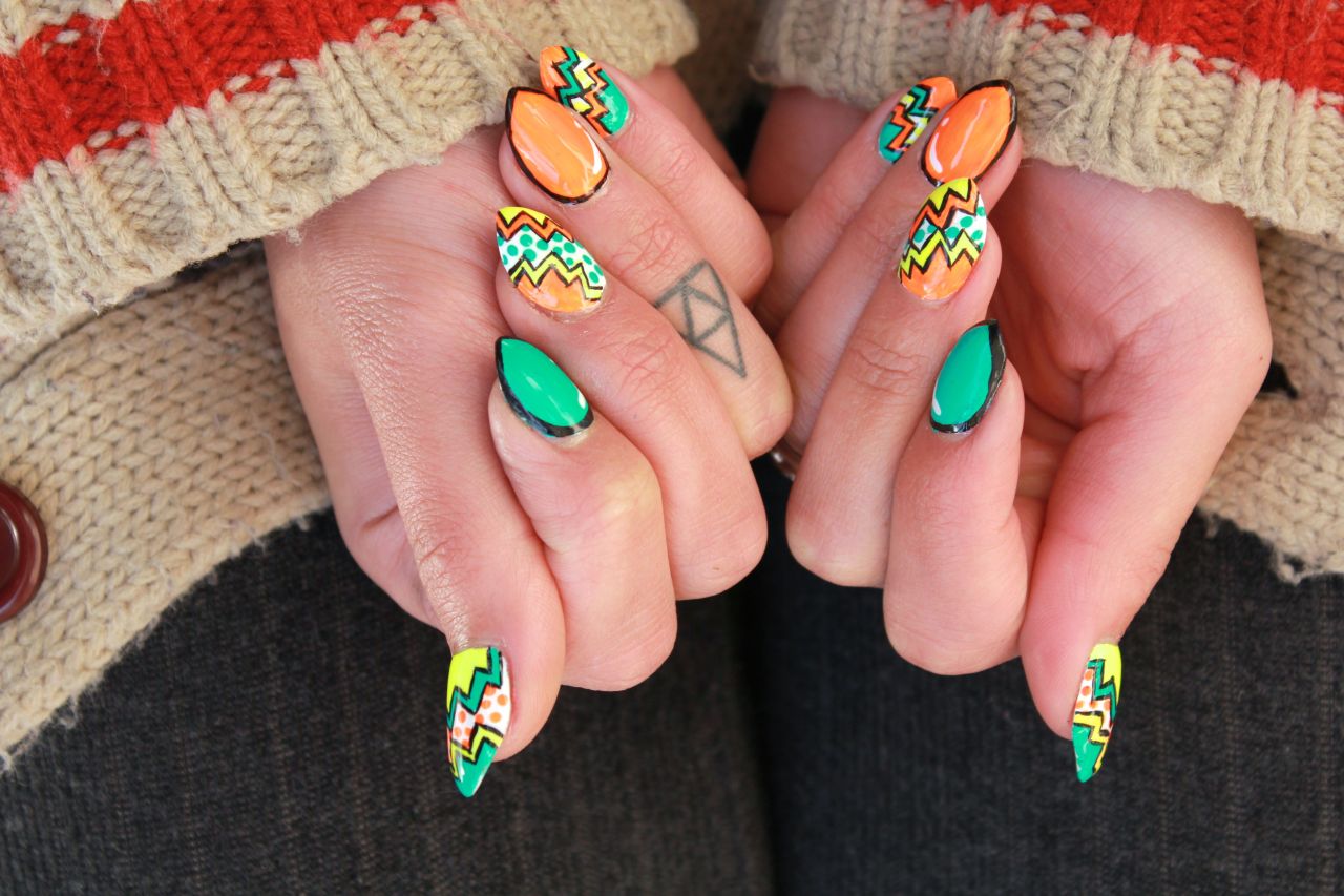 3. "Comic Book Nail Designs" - wide 10