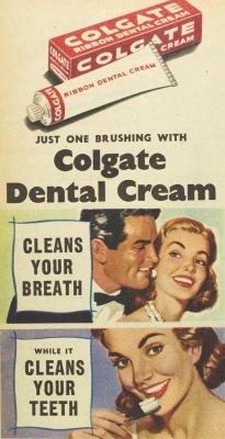 mid-centurylove:  Detail from Colgate Dental