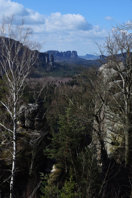 on-misty-mountains: ‘Cowshed’, Saxon Switzerland, Germany | Kuhstall, Sächsische Sc