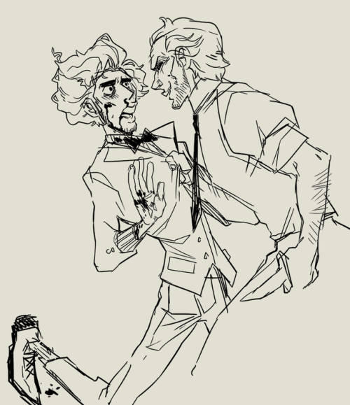 Sketchdump Of Palmer (with A Little Extra Serial Killer Ulysses Pickett For Conflict).