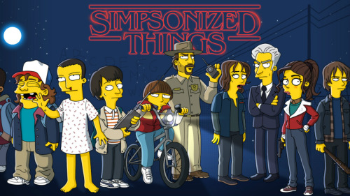Stranger Things gets a Simpsons makeoverAmazing work from @drawthesimpsons!