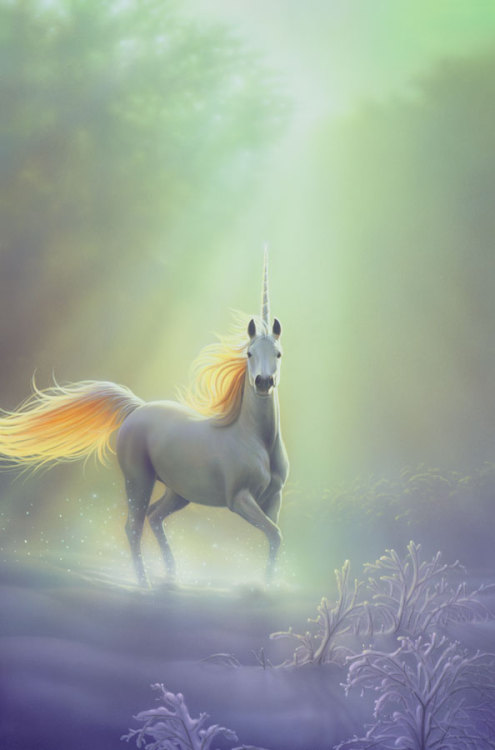 griffins-unicorns: Touched by the Aurora, by Kirk Reinert