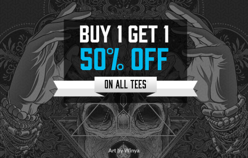 All tees are buy one get one 50% off! Use code “HALFOFF” at checkout.Shop Men’s TeesShop Women’s &am