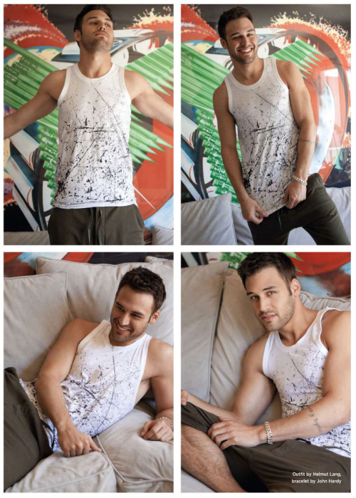 scans from daman magazine june/july issue with Ryan Guzman