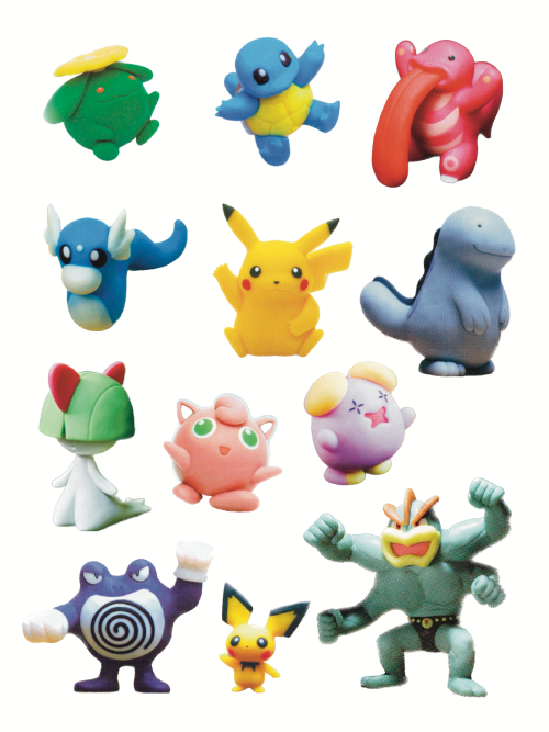 Clay Pokmon Sticker Sheet :: By Zegalba From TCG Artwork Illustrations By Yuka Morii