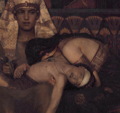 silenceformysoul: Lawrence Alma-Tadema -  The death of the firstborn of Pharaoh (detail)