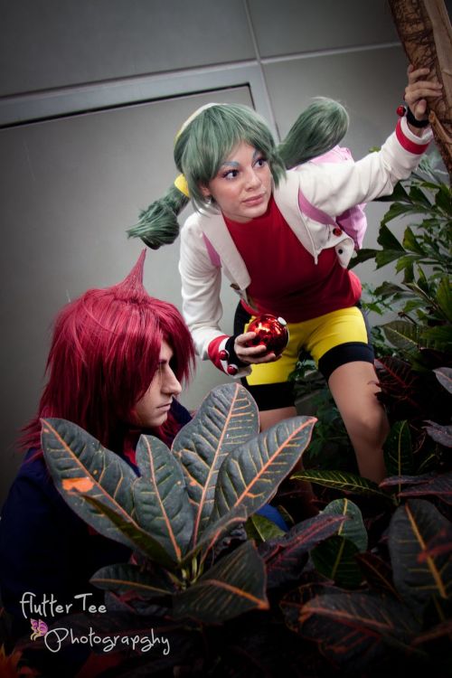 Pokemon Trainer Crystal/Kris and Silver cosplay from Katsucon 2014! Trainer Kris by Neoqueenhoneybee