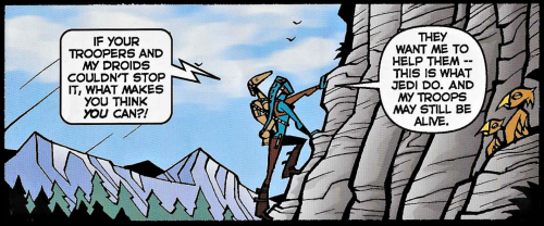 Happy Clone Wars Friday!Another panel from a wonderful, tragic-funny comic about the relationship be