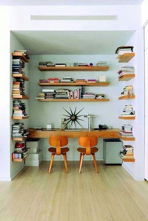 urbnite:Eames Molded Plywood Lounge Mine is not anywhere this neat.