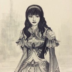 noblesoul:  Fanart of my character as elementalist