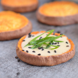 veganrecipecollection:  (via Appetizer Recipe: Miso Sweet Potato Bites Recipes from The Kitchn | The Kitchn)