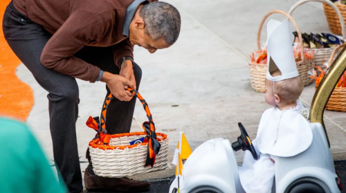 refinery29:  Update: It’s President Obama’s birthday today so we put together some photos of him being sweet as heck 