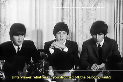 ourladylennon:The Beatles at the Adelaide press conference (Australia, June 1964)