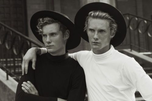 bothsidesguys:  Emm & Llew Vernon-Skewes BY Mikey Whyte FOR Male Model Scene.malemodelscene.netm