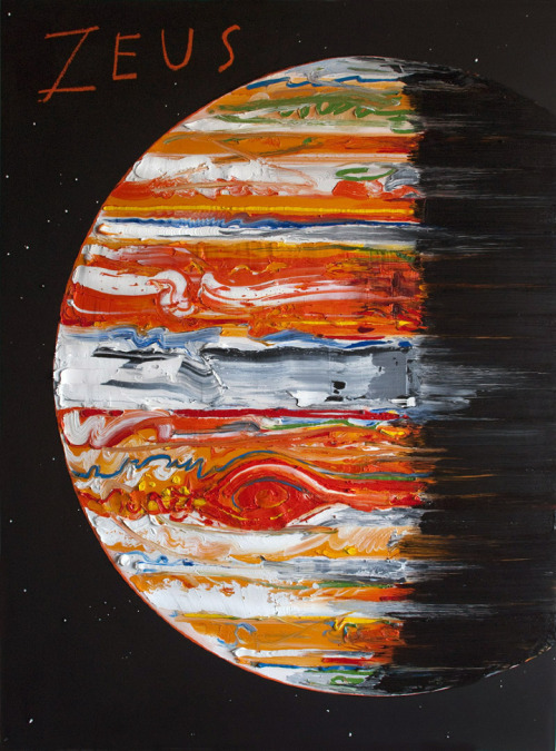 creewillow:  museumuesum:  Erik Olson I Fucking Love Space, 2011 oil on panel, 48 x 36 inches Mercury, 2011 oil on panel, 48 x 36 inches Venus, 2011 oil on panel, 48 x 36 inches Earth, 2011 oil on canvas, 72 x 84 inches Mars, Fear & Dread, 2011 oil