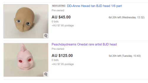 damasquerade:BJD sales, wave 1Due to multiple vet bills recently I’m chucking stuff on eBay. First u
