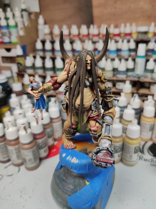 I've Been Working On This Guy From Print N Play As A Proxy Mancrusher Gargant. I Think One More Session