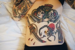 tattooedmafia: IG: lovelyghosts http://lovelyghosts.tumblr.com/ 