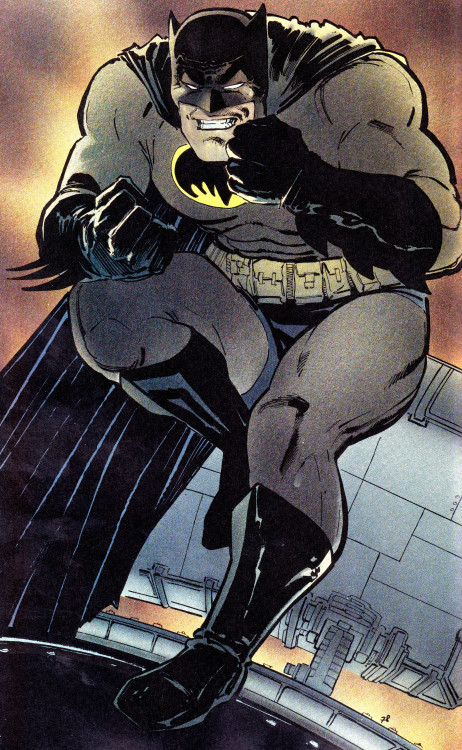 thecomicsvault:  THE DARK KNIGHTBy Frank Miller, Klaus Janson & Lynn Varney
