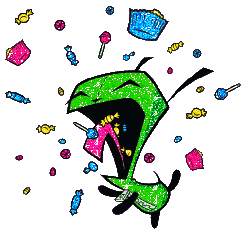  sparkling gir with cupcakes and confetti