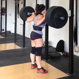 crossfitters:  Francesca Emanuele: 6x235# Back Squat post 10k Row in the sun 1x6 70%, 75%, 80%, 85% … Followed by some skill work.