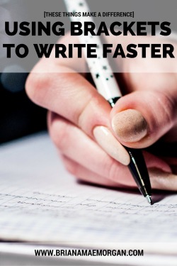 sifaseven:  yamisnuffles:  ouyangdan:  asianwashington:  creativeprompts:  Using Brackets to Write Faster  In her book, Writing Faster FTW, author L.A. Witt shares several techniques that have helped her write several books a year at impeccable speed.