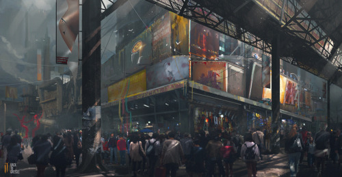 rhubarbes:Back to Greysle - Cinemarket by Ismail Inceoglu via CGSociety