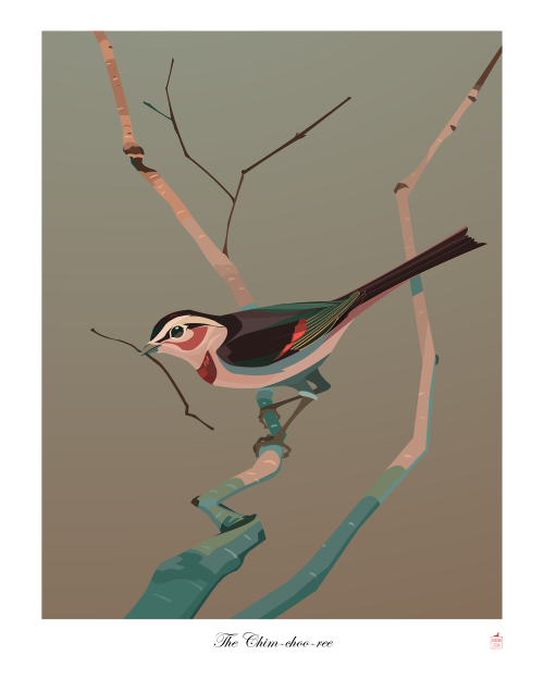 jonathanstroh:A little set of birds commissioned by a friend.  Typography by Barret Anspach